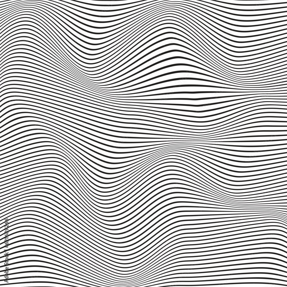 abstract geometric horizontal line seamless wave pattern. abstract geometric horizontal line seamless wave pattern.