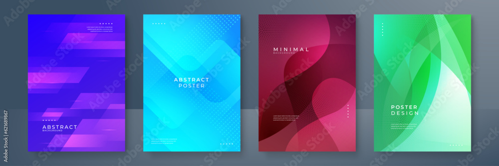Abstract template brochure design with geometric background Abstract template brochure design with geometric background