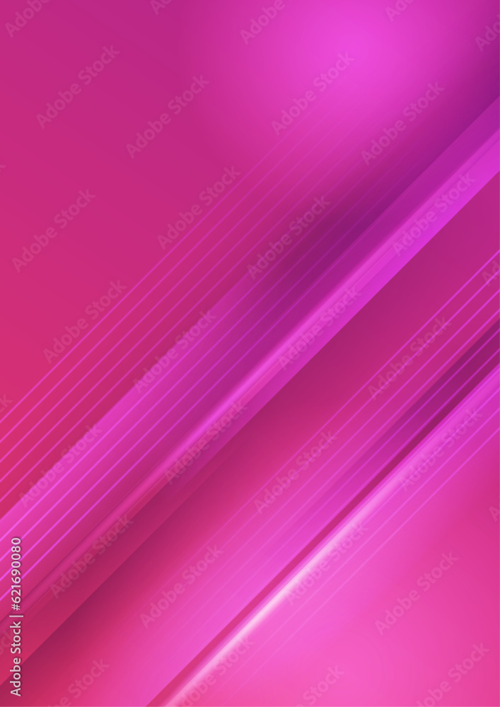 Fototapeta premium Abstract template brochure design with magenta gradient geometric background