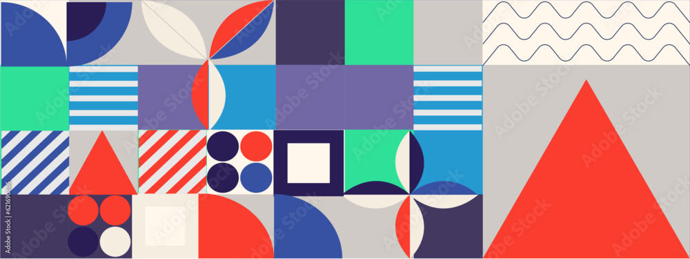 Abstract geometric pattern design in retro style. Vector illustration. Abstract geometric pattern design in retro style. Vector illustration.