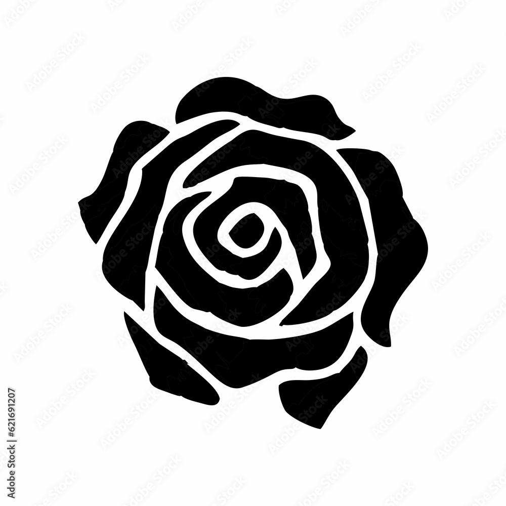 black rose isolated on white black rose isolated on white