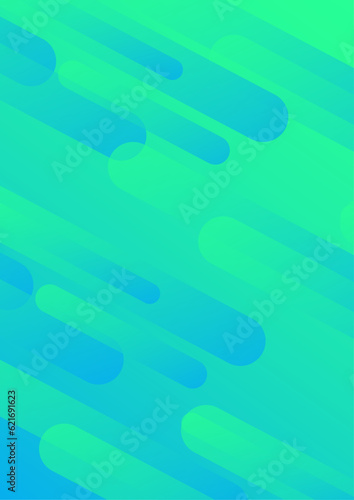 Minimal covers design. Cool halftone Green and blue gradient . Future geometric template.