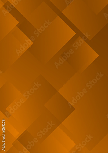 Vector Brown abstract geometric poster