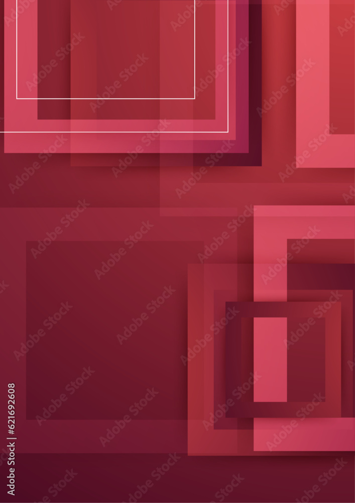 Modern red geometric shapes 3d abstract technology background. Vector abstract graphic design banner pattern presentation background web template. Modern red geometric shapes 3d abstract technology background. Vector abstract graphic design banner pattern presentation background web template.