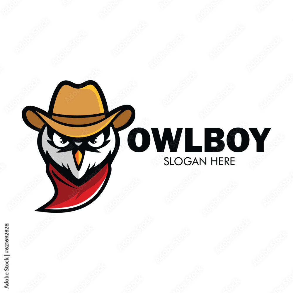  cowboy hat owl with cowboy hat illustration of owl owl vector cartoon owl owl logo design