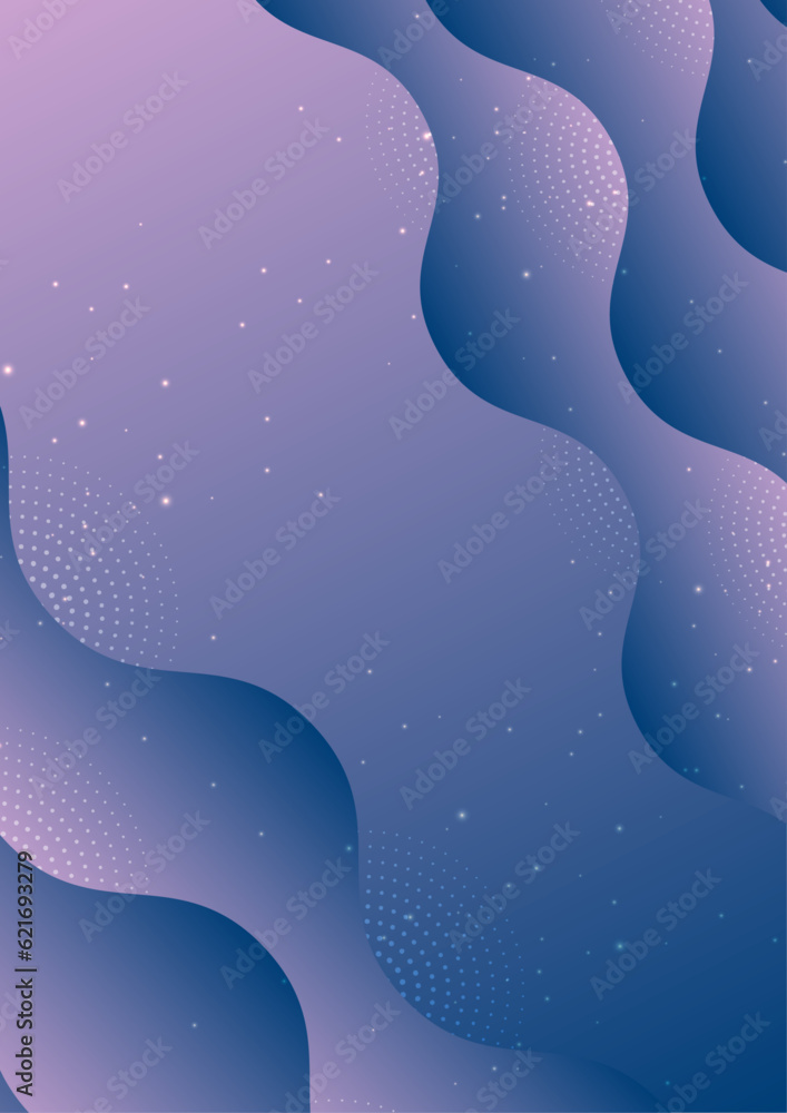 Fototapeta premium vivid gradient blue abstract geometri design background