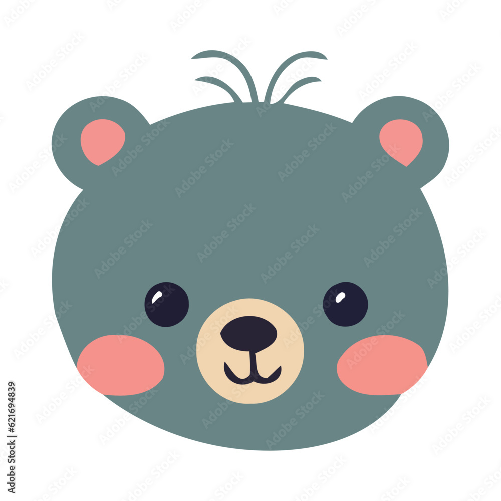 Fototapeta premium Cute bear toy cheerful