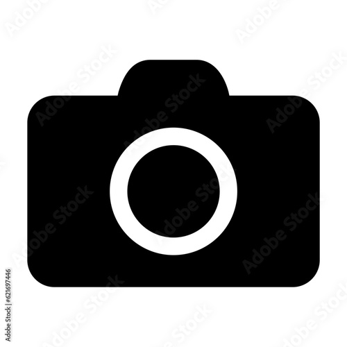 Title: Camera Icon vector flat style isolated on grey background. Camera symbol for your web site design, logo, app, UI.illustration