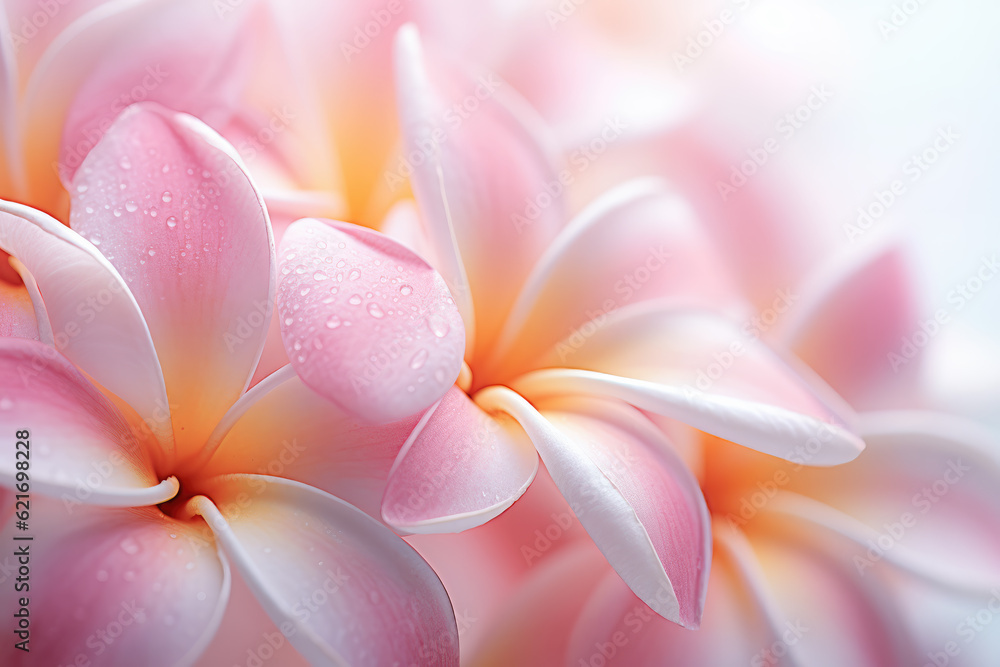 Beautiful Plumeria Flowers Abstract Background Beautiful Plumeria Flowers Abstract Background