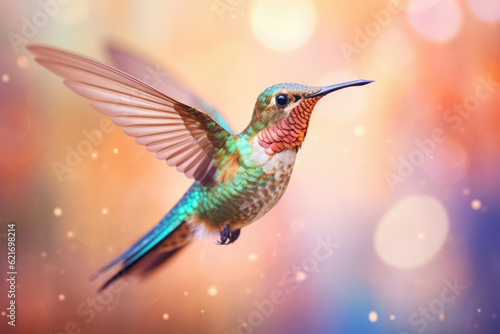  Beautiful Hummingbird in Flight