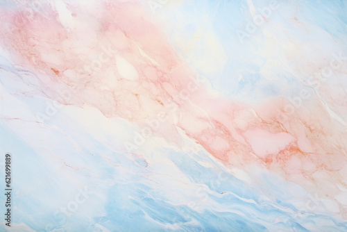 Illustration, AI generation. Marble texture in pastel colors.