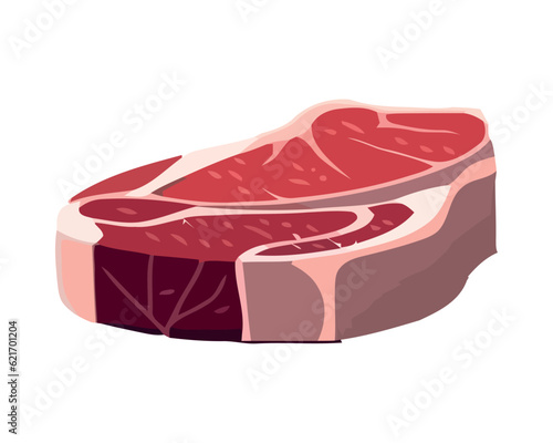 Fresh pork slice, a gourmet protein meal