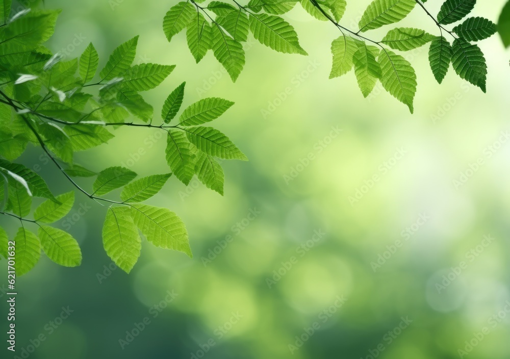 green leaves background in sunny day with bokeh and copy space green leaves background in sunny day with bokeh and copy space