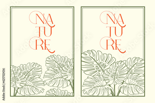 decorative plant frame writing name invitation couple name document name