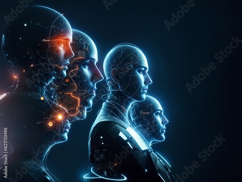 image of a futuristic artificial intelligence conceptual person © alejandro