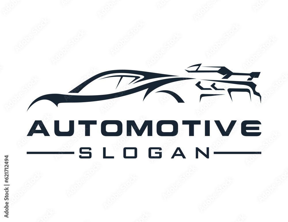 Logo design about Automotive on a white background. created using the CorelDraw application.