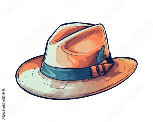Cowboy fashion bowler hat