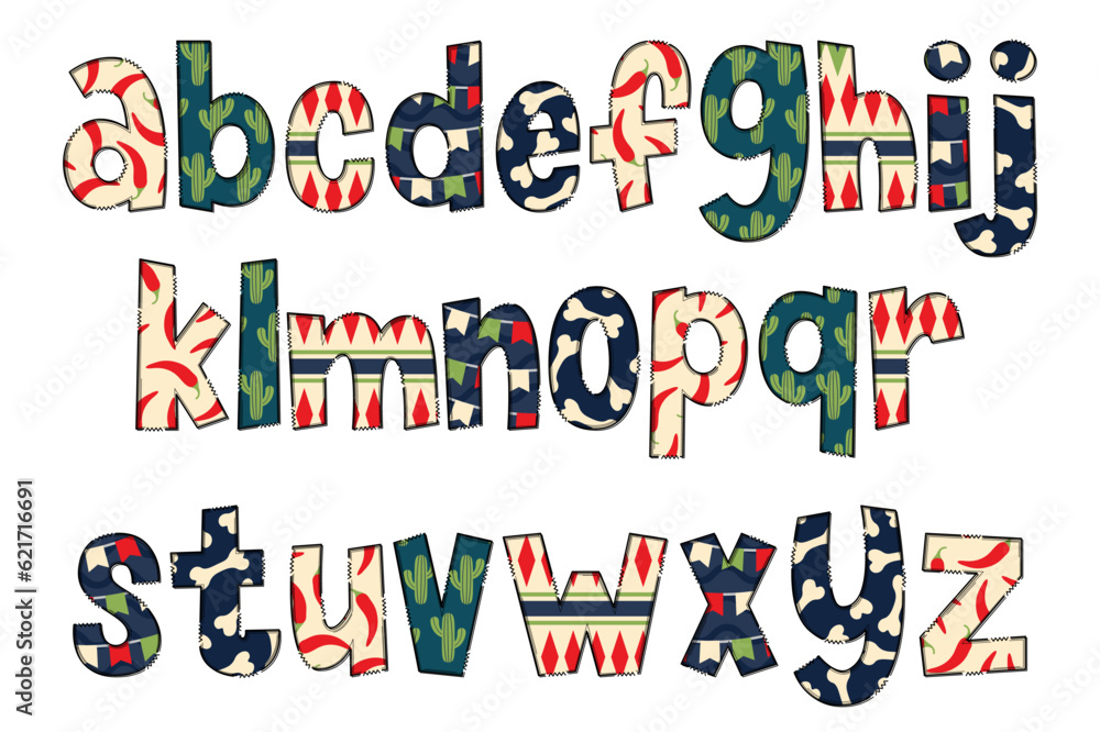 Adorable Handcrafted Viva Mexico Font Set Adorable Handcrafted Viva Mexico Font Set