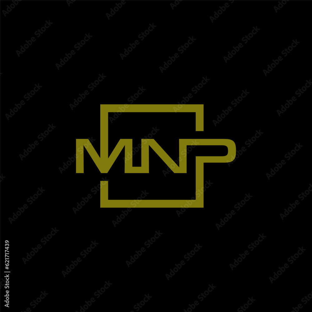 initial letter MNP logo vector initial letter MNP logo vector