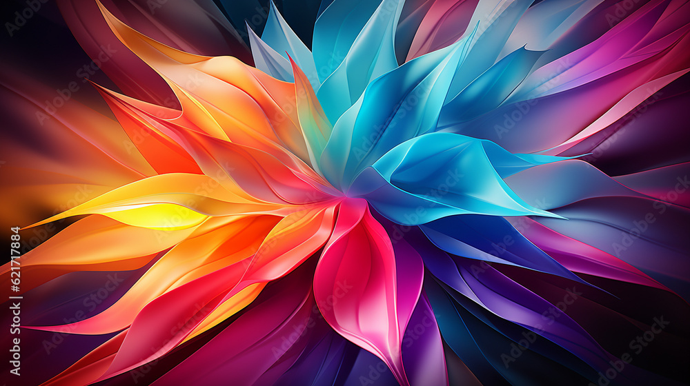 Generative AI, Color Kaleidoscope Symphony Generative AI, Color Kaleidoscope Symphony