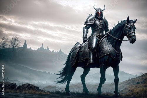 Black Knight created with Generative AI.