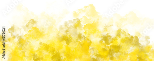 yellow fog isolated on transparent background © irham