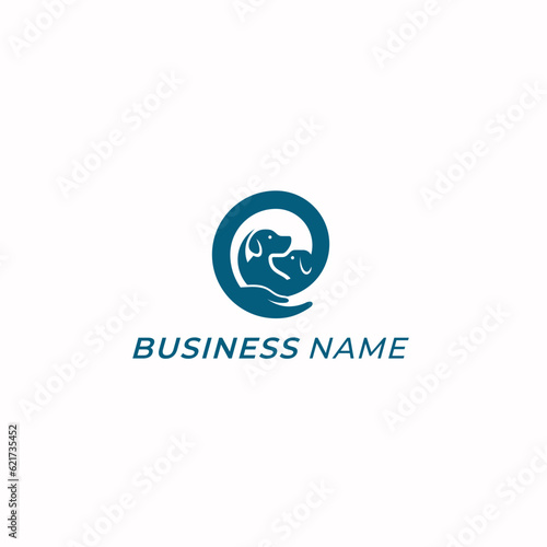 design logo creative dog and cat