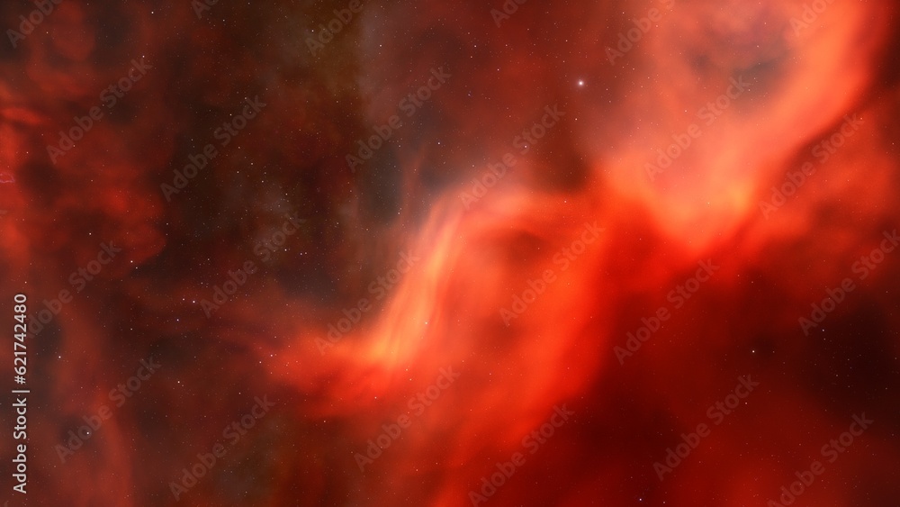 Space nebula, for use with projects on science, research, and education. Illustration
