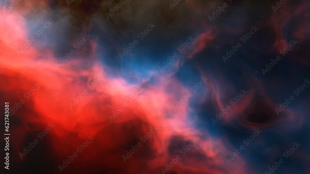 Space nebula, for use with projects on science, research, and education. Illustration
