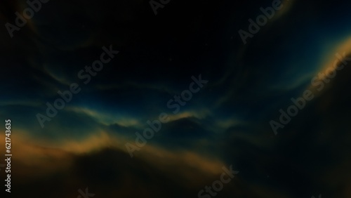 Fototapeta Naklejka Na Ścianę i Meble -  Deep space nebula with stars. Bright and vibrant Multicolor Star field Infinite space outer space background with nebulas and stars. Star clusters, nebula outer space background 3d render
