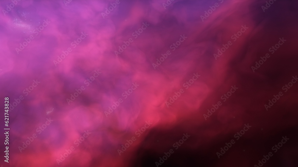 Deep space nebula with stars. Bright and vibrant Multicolor Star field Infinite space outer space background with nebulas and stars. Star clusters, nebula outer space background 3d render
