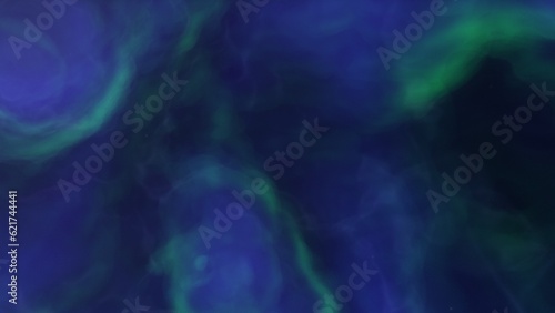 nebula gas cloud in deep outer space, science fiction illustration, colorful space background with stars 3d render 