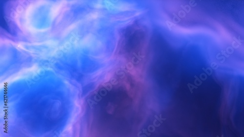 Space background with realistic nebula and shining stars. Colorful cosmos with stardust and milky way. Magic color galaxy. Infinite universe and starry night. 3d render 