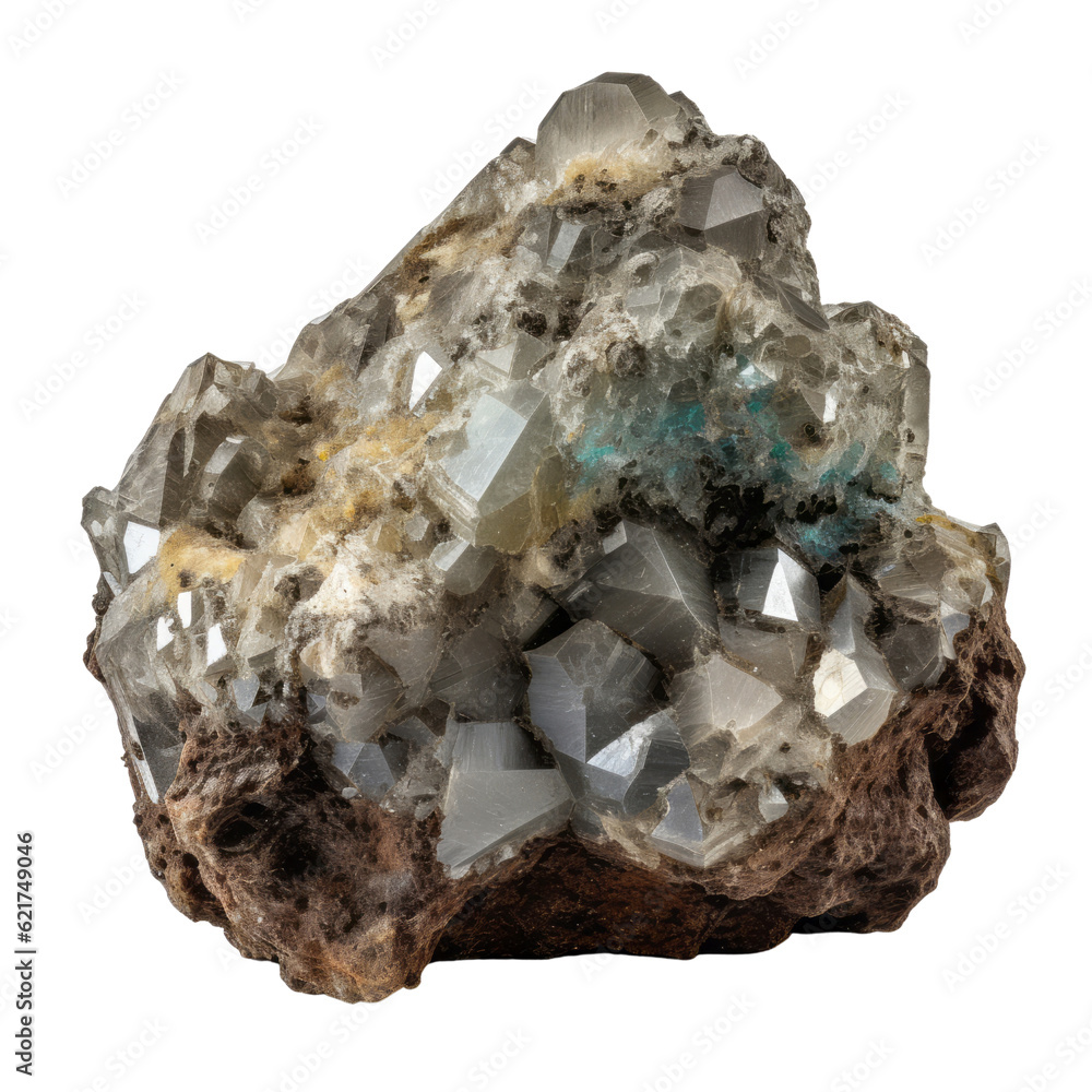 mineral stone isolated on white background mineral stone isolated on white background