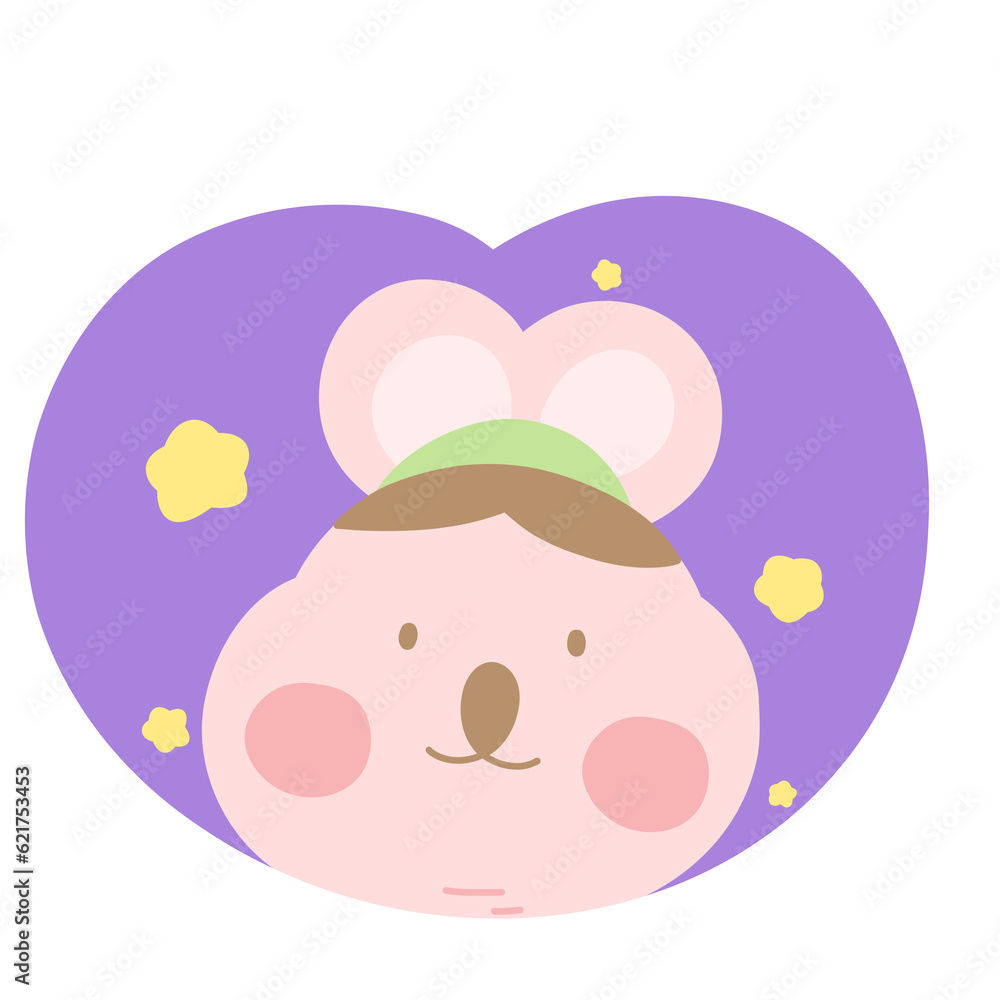 Rabbit with heart Rabbit with heart