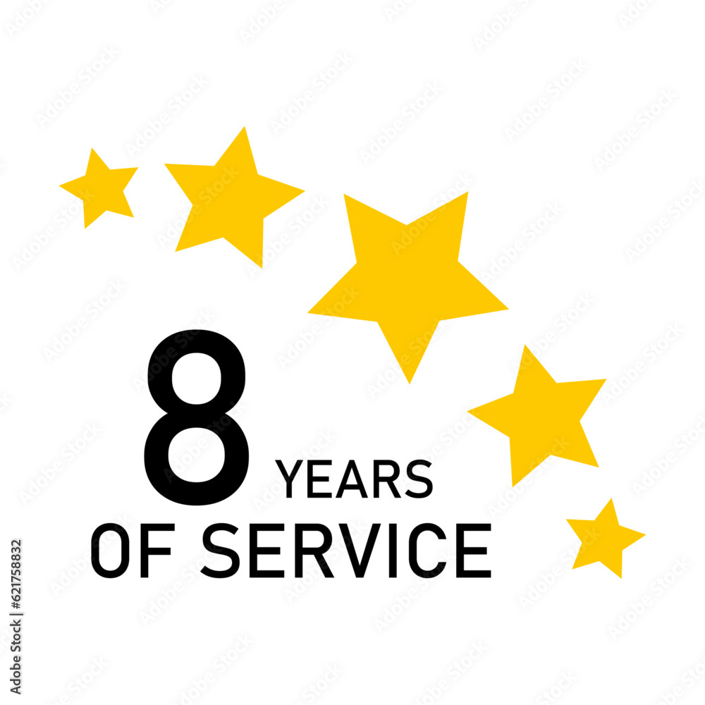 Five Star 8 Years of Service Five Star 8 Years of Service