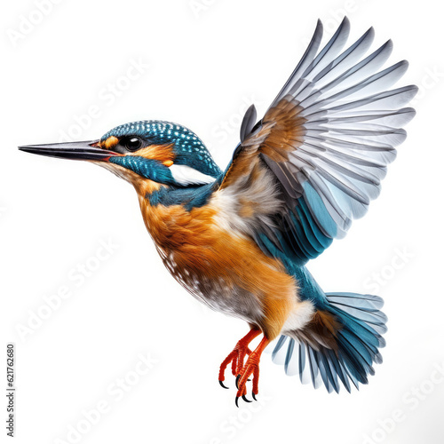 A stunning Kingfisher (Alcedinidae) perched and ready to dive.