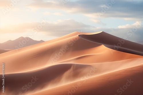 Rolling Sand Dunes  Generative AI 