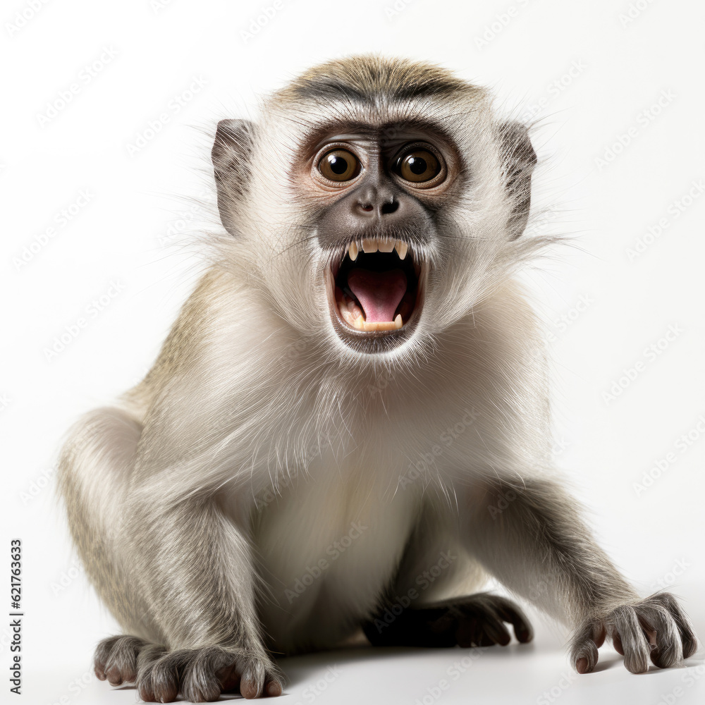 A Vervet Monkey (Chlorocebus pygerythrus) in a playful mood. A Vervet Monkey (Chlorocebus pygerythrus) in a playful mood.