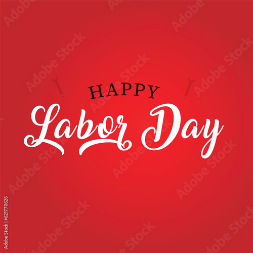 Vector Illustration Labor Day a national holiday of the United States. American Happy Labor Day design poster