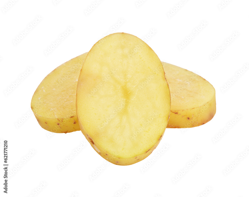 Sliced potatoes transparent png