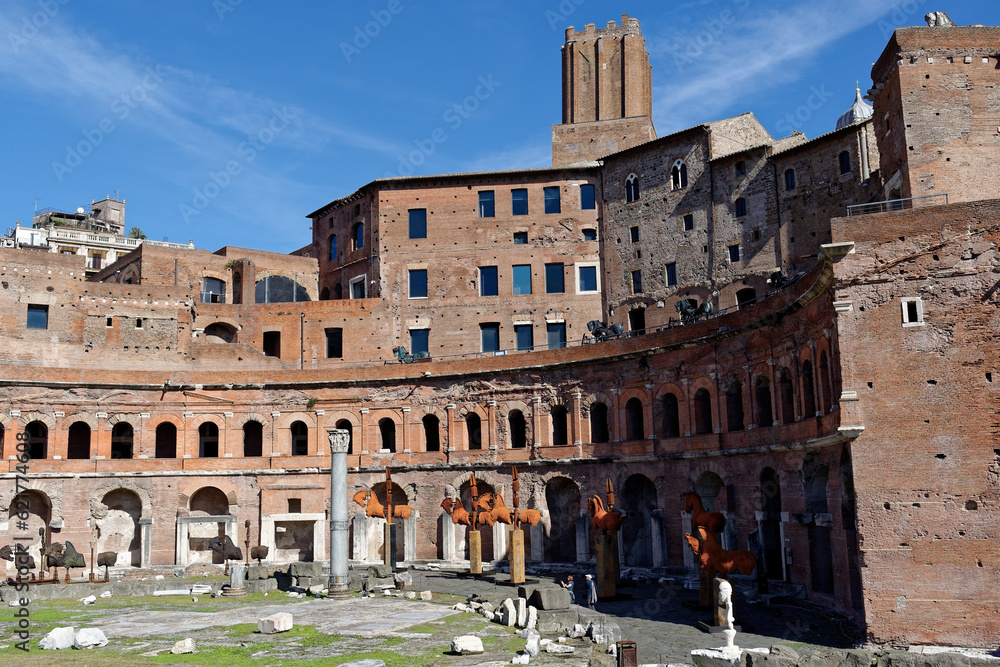 Le Forum de Trajan à Rome