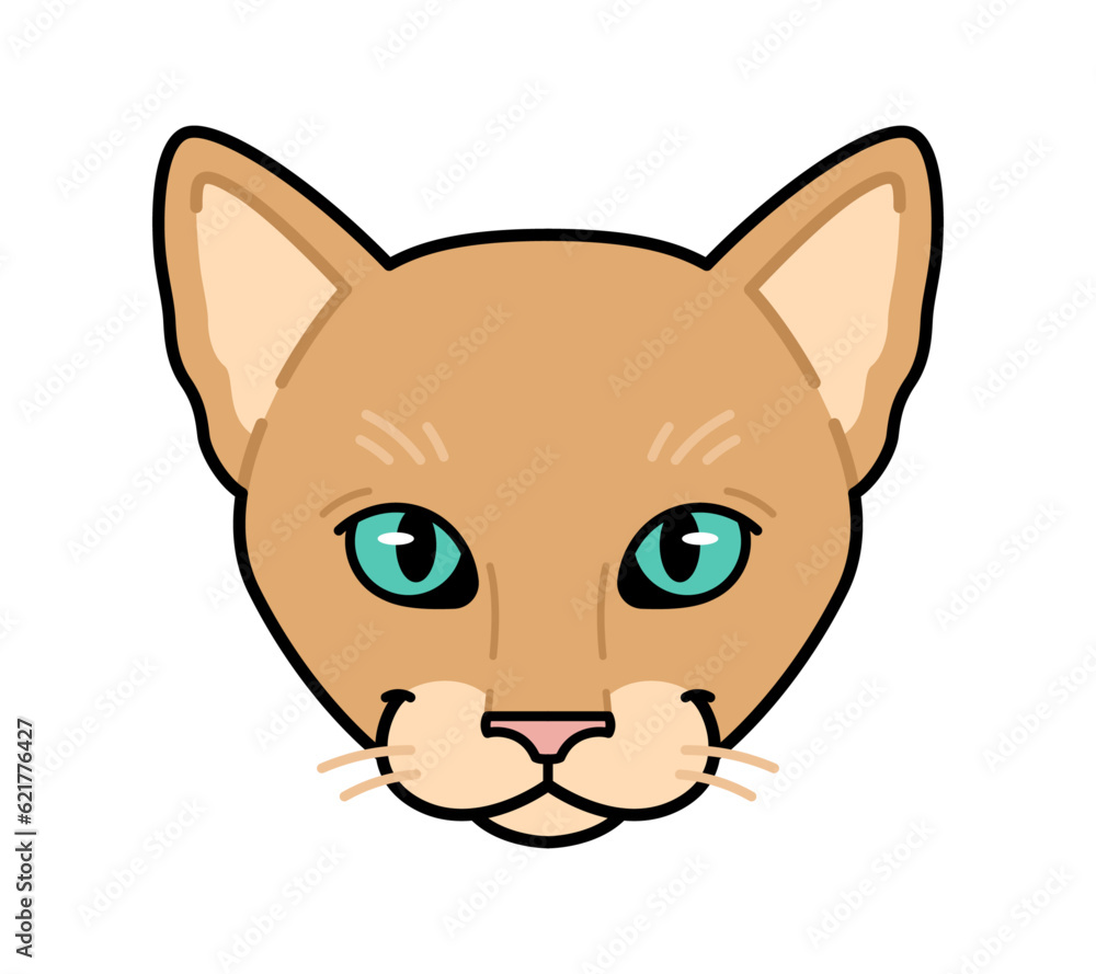 Vector Puma or Lioness Illustration With Outline Vector Puma or Lioness Illustration With Outline
