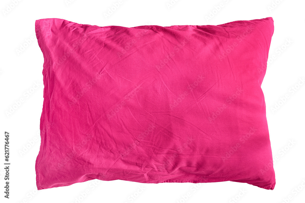 Pink pillow isolated