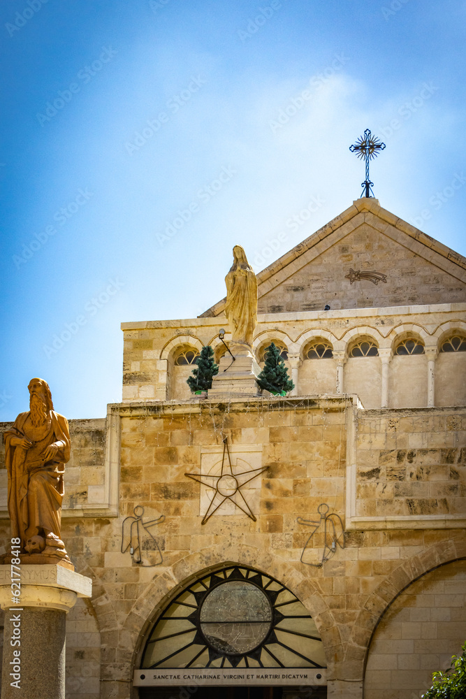 Fototapeta premium church of the nativity, bethlehem, palastine, middle east, birthplace