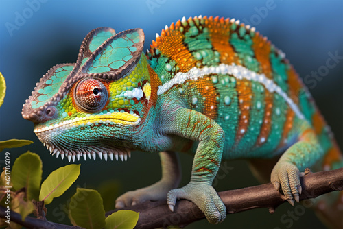 chameleon on a branch generative ai