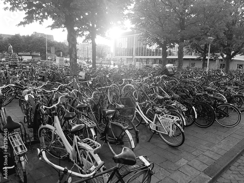 Canvas Print bicycles