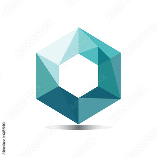 hexagon icon design vector template