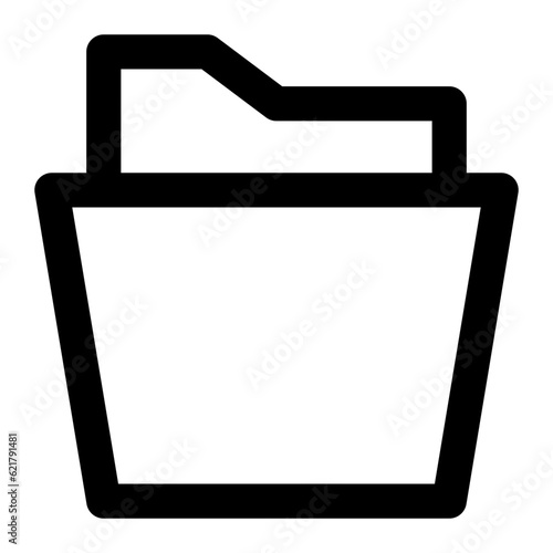 folder line icon