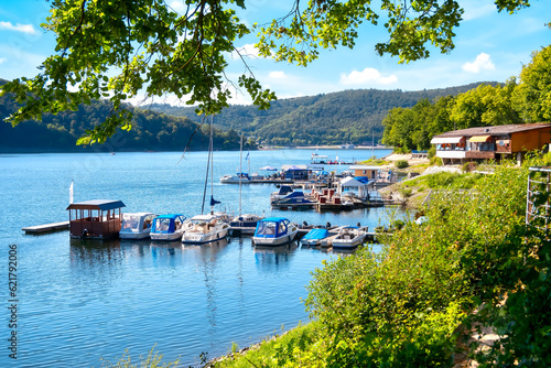 Edersee, Edertalsperre on a sunny day in summer © EKH-Pictures